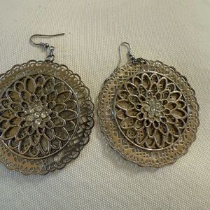 Intricate Silver Filigree Earrings